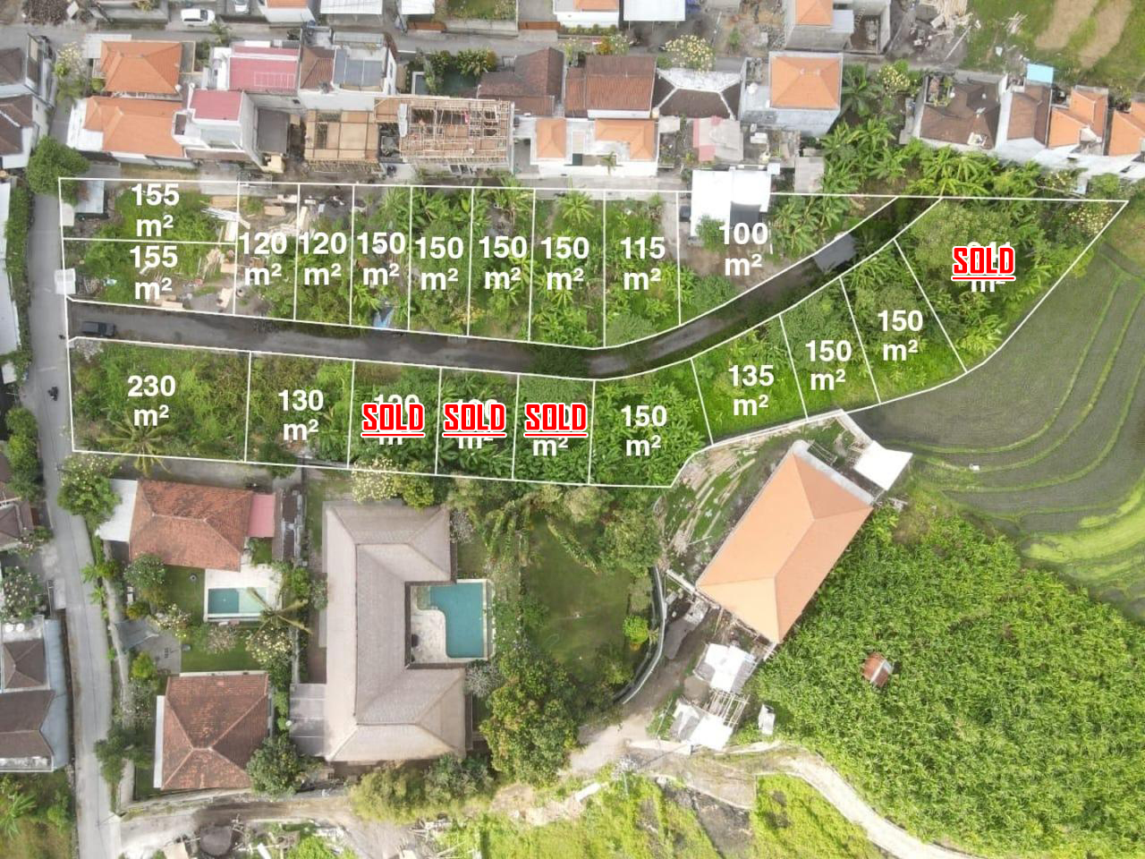 Land for Sale 30 Are - Padonan, Badung